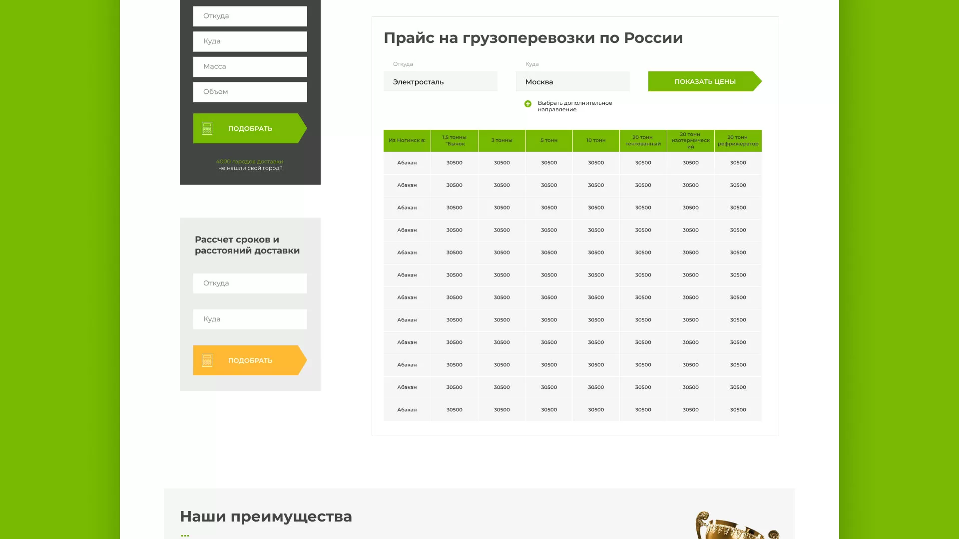 Разработка логотипа и сайта компании «Инком-Логистика» в Шахтёрске
