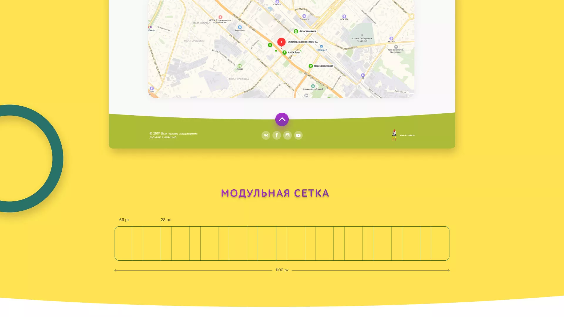 Разработка сайта детского активити-клуба «Домик гномика» в Шахтёрске